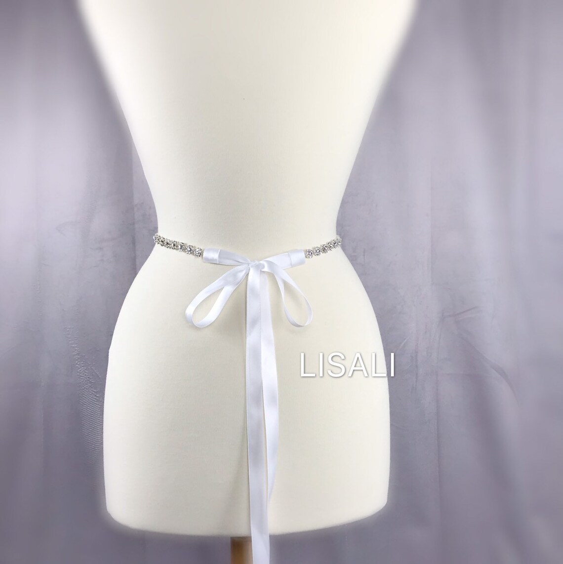 LISALI Wedding Dress Belt Bridal Belt Crystal Bridal Belt - Etsy