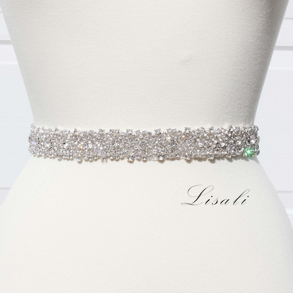 Bridal Belt Sash Rhinestone Bridal Belt 
