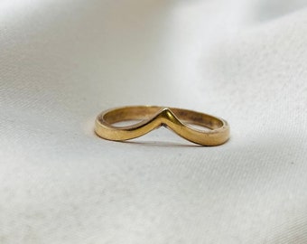 Gold Plated Stacker Ring - Simple Gold Plated Ring, Dainty Gold Plated Ring, Thin Dainty Gold Plated Ring, Thin Stacker Ring