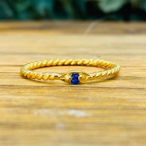 Thin Evil Eye Ring - Gold Plated Evil Eye Ring, Evil Eye Ring, Thin Evil Eye Ring, Thin Gold Ring, Gold Plated Ring, Evil Eye Stacker Ring