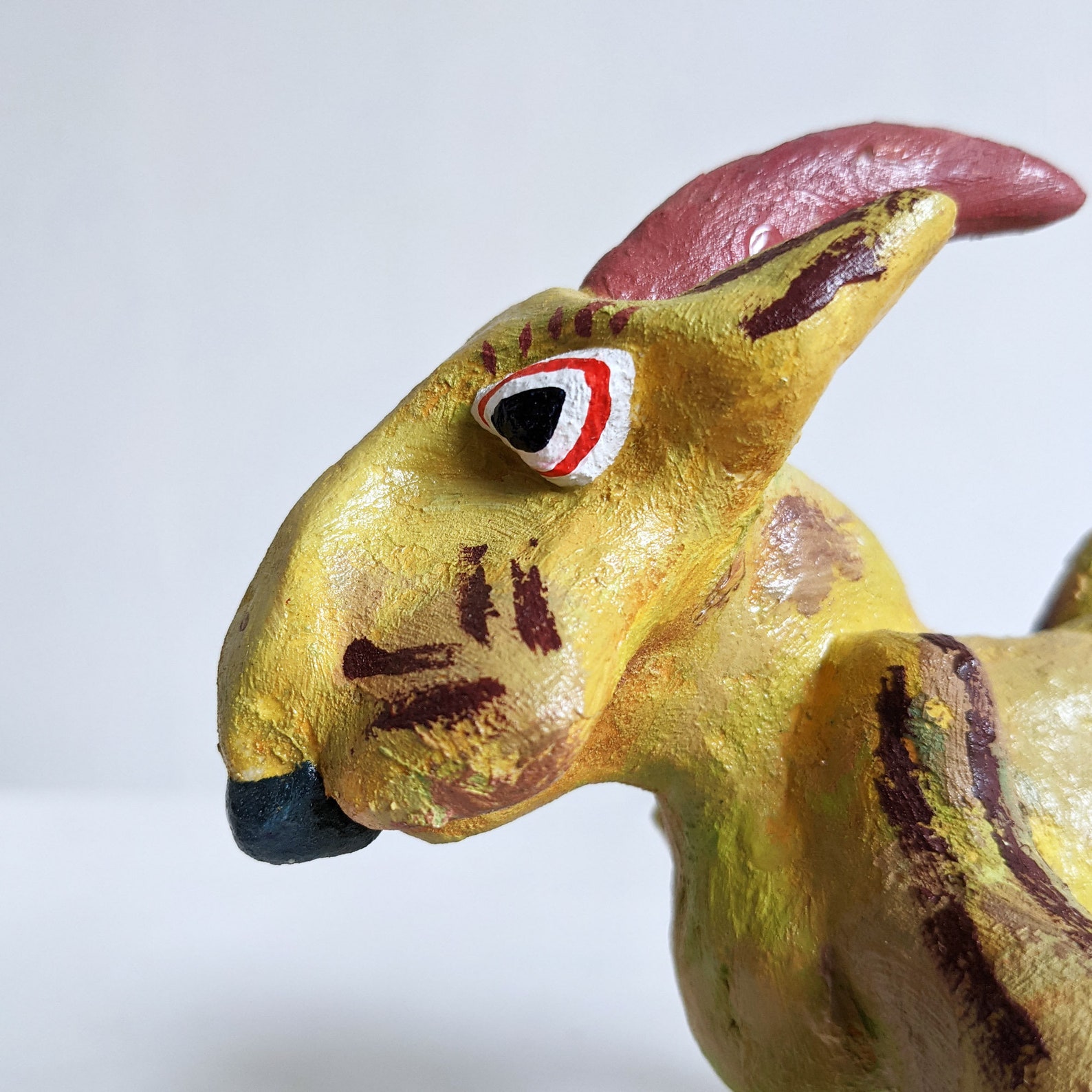 Onehorned Creature oneofakind Artwork Hand Painted Etsy