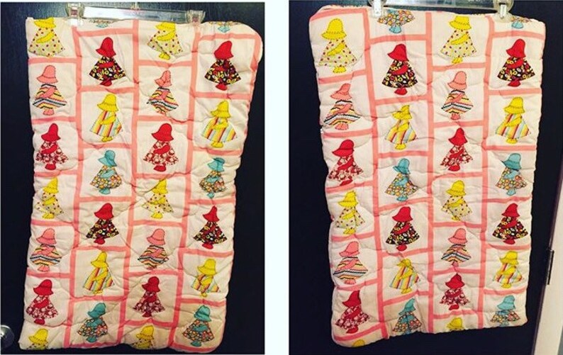 Vintage Holly HobbieBonnet Girl Toddler Sleeping Bag