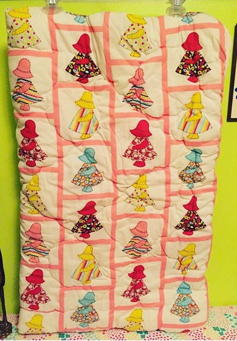 Vintage Holly HobbieBonnet Girl Toddler Sleeping Bag