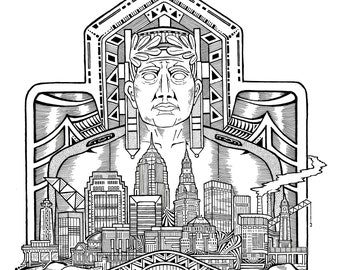 Cleveland Guardian of Transportation Drawing