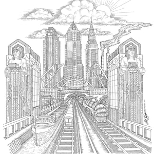 Cleveland Guardians of Transportation Drawing 1