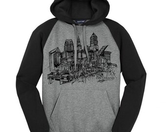 Cleveland Hoodie (Grey and Black)