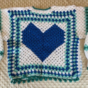 Tender Heart Sweater Crochet