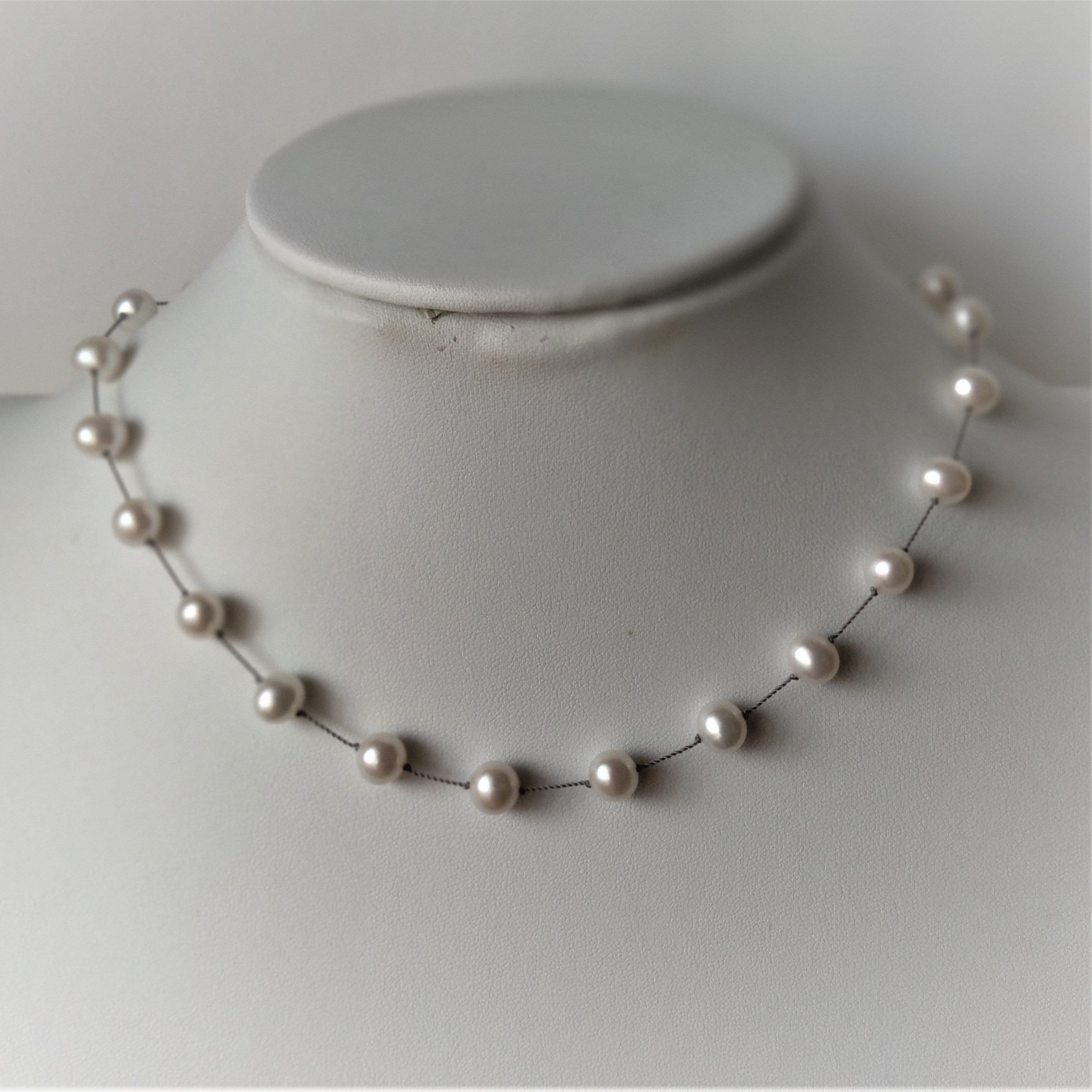 Tin Cup Necklace - Long – Pearls With Purpose