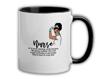 Krankenschwester Definition Kaffeetasse, RN / LPN Abschlussgeschenk, Keramiktasse