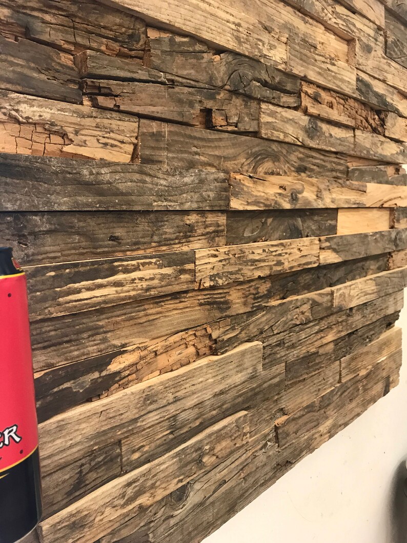 Rustic Cladding Boat Wood Reclaimed Slips Mosaic 3d Panel - Etsy UK