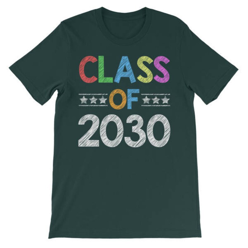Class of 2030 T-Shirt - Kindergarten Future Graduate Tee