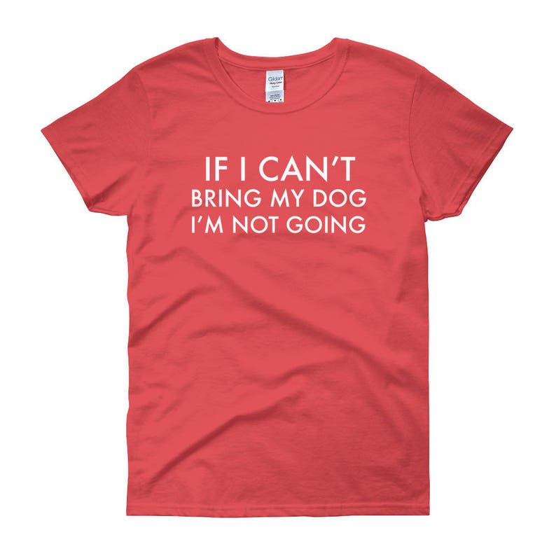 ‘If I can’t bring my dog, I’m not going’ Unisex Lightweight Hooded Sweatshirt