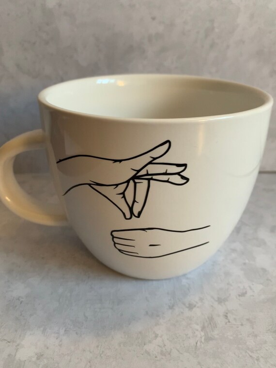 ASL Tea Mug Gift for Deaf CODA Teacher of the Deaf ASL Etsy