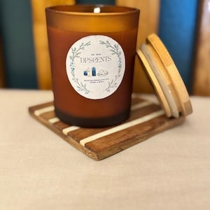 Vela de soja casera