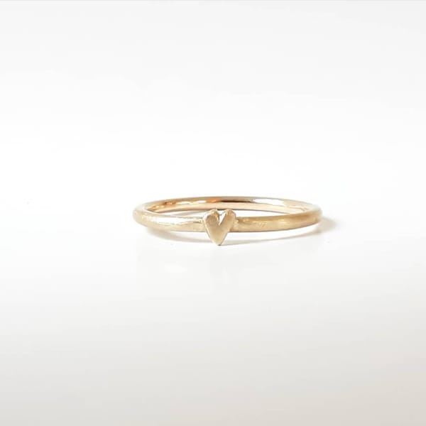 Herzring Fairtrade  9ct gold