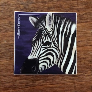 Zebra Sticker