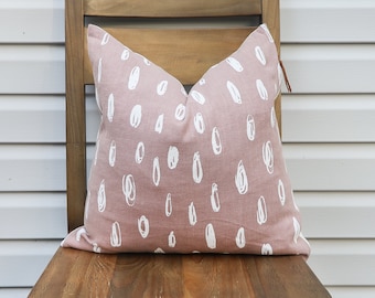 Blush Linen Pillow Cover Throw Pillow Blush Linen Pillow Cover Throw Pillow