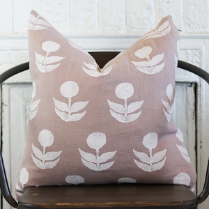 Blush Linen Pink Pillow Case Cover Blush Pillow Rose Pillow Pink Pillow Light Pink Pillow Decorative Pillows Designer Pillow