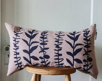 Blush Linen Pillow Cover Throw Pillow Blush Linen Pillow Cover Throw Pillow