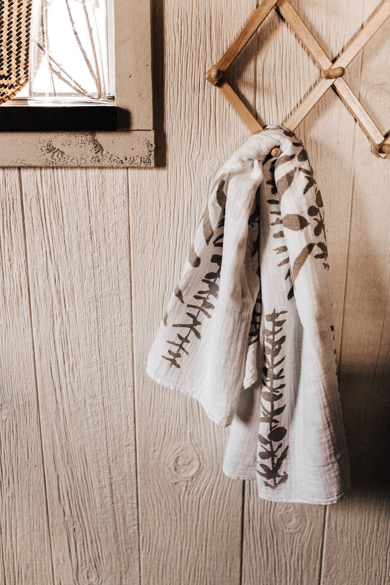 Cotton Swaddling Blanket Hand printed baby blanket cotton Etsy