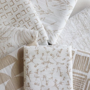 TAUPE Boho originele ontwerpen op thee handdoekmeel zak helder wit katoenen theedoeken neutrale keuken decor handdoeken housewarming cadeau voor haar