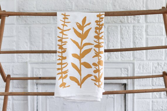 Yellow tea towel deals