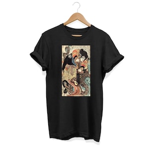 JAPANESE ART T Shirt - yamamoto kansuki|chinese style|oriental art tee|asian tee|japan tshirt|gift for martial arts|manga anime lover tee