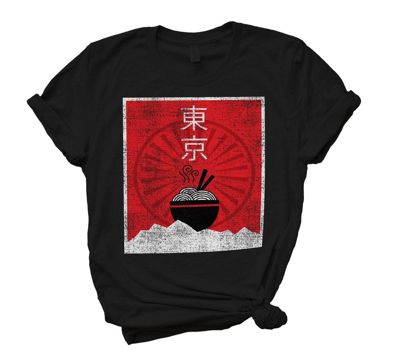 TOKYO RAMEN SHIRT Top Ramen Noodle Tshirt Fueled by Ramen Etsy