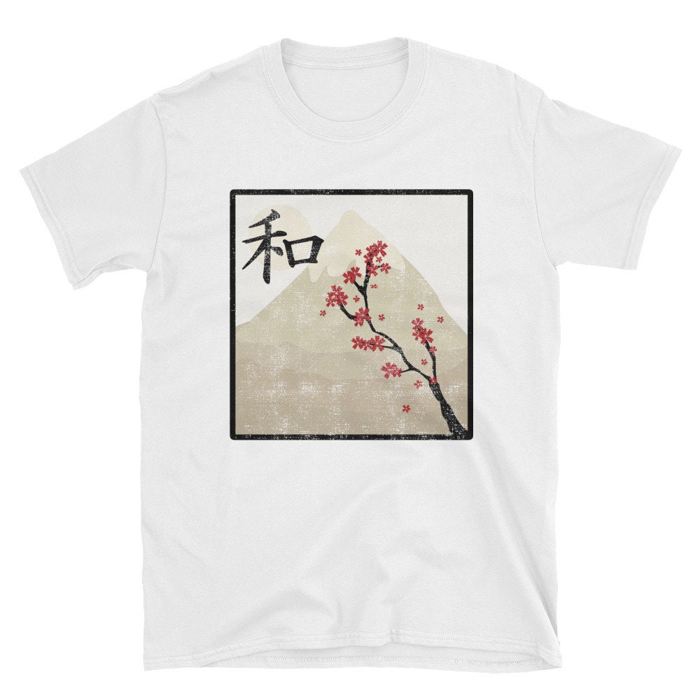 PEACE SYMBOL JAPANESE Art Tshirt-kanji Scriptjapanese Artzen - Etsy