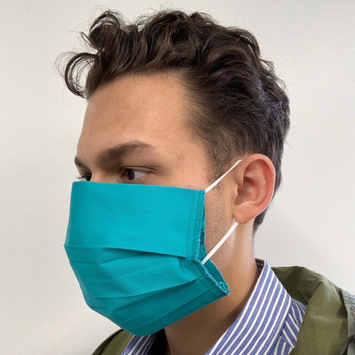 Reusable 2 Layer Cotton Mask Cover for Medical Grade Face Mask Etsy