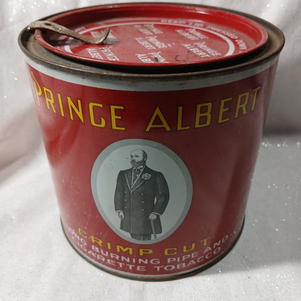 Vintage Prince Albert tobacco tin, Vintage tin, pipe and tobacco tin, tobacciana