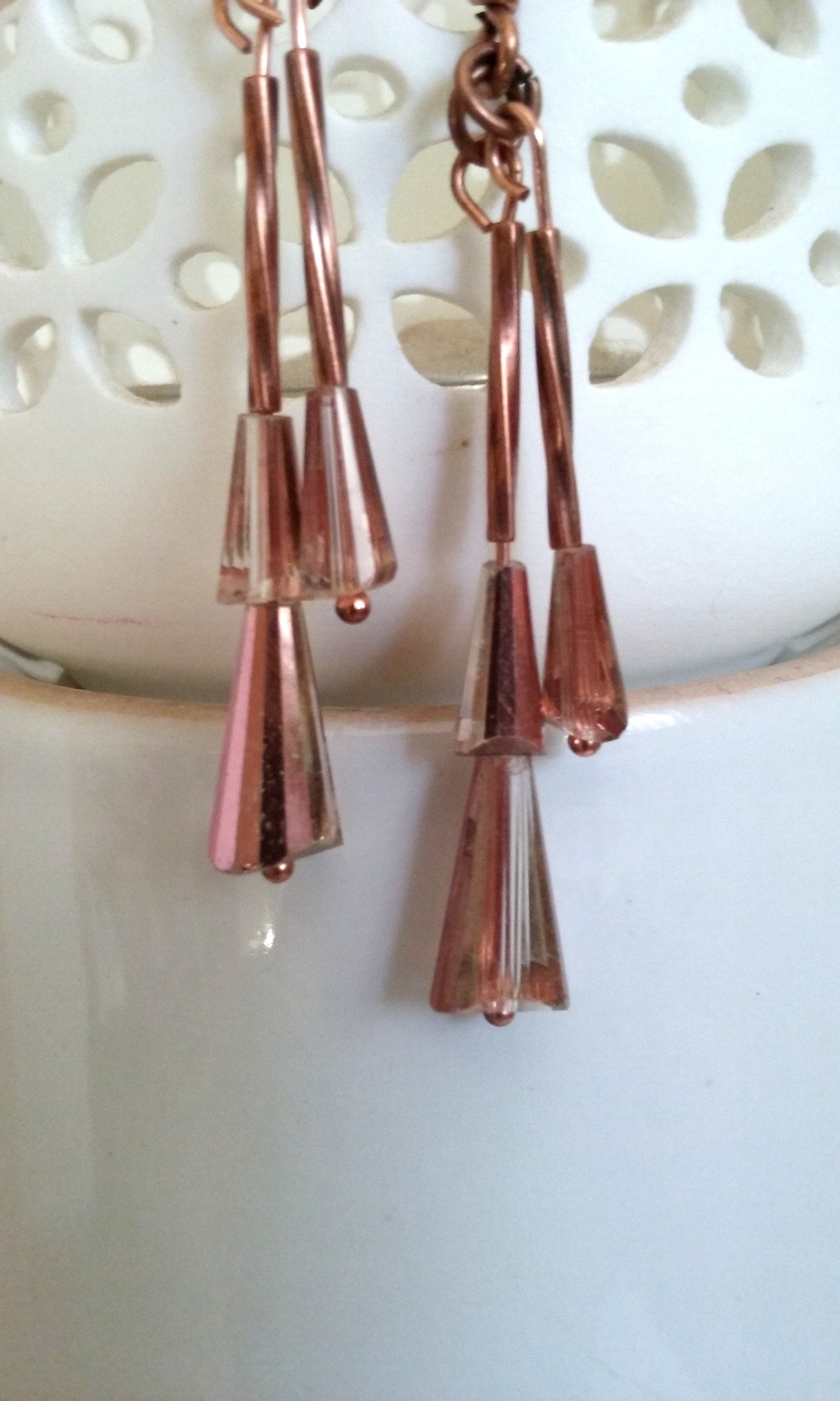 Copper Cones Earrings Under 25.00 Etsy