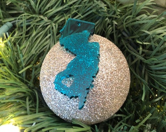 New Jersey - Custom State Ornament (Christmas Ornament, Custom Ornament, New Jersey Ornament, New Jersey Gift)