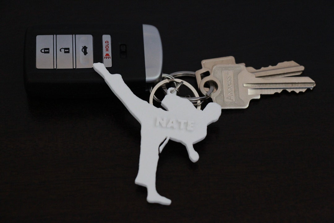 Custom Karate Keychains karate Bag Tags Karate Bag Etsy