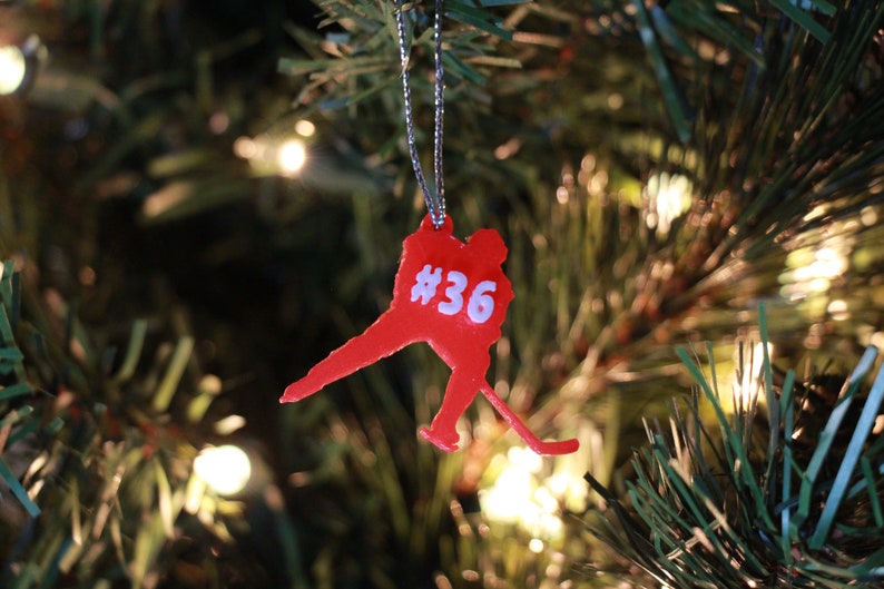 Custom Hockey Ornament Sports Bag Tags, Sports Bag Accessories, Coach Gifts, Team Gifts, Personalized, Sport Ornament