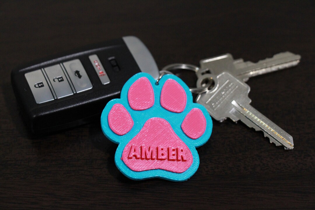 Custom Dog Keychains pet Keychain Dog Lovers Gift Pet Gift Etsy