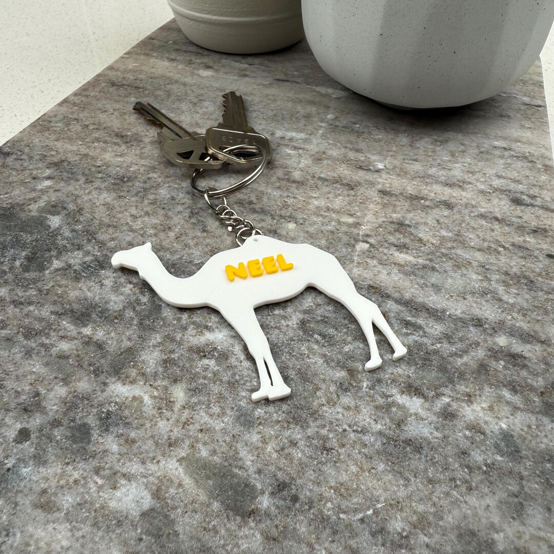 Personalized Camel Keychain Ornament: Custom Animal Gift - Etsy