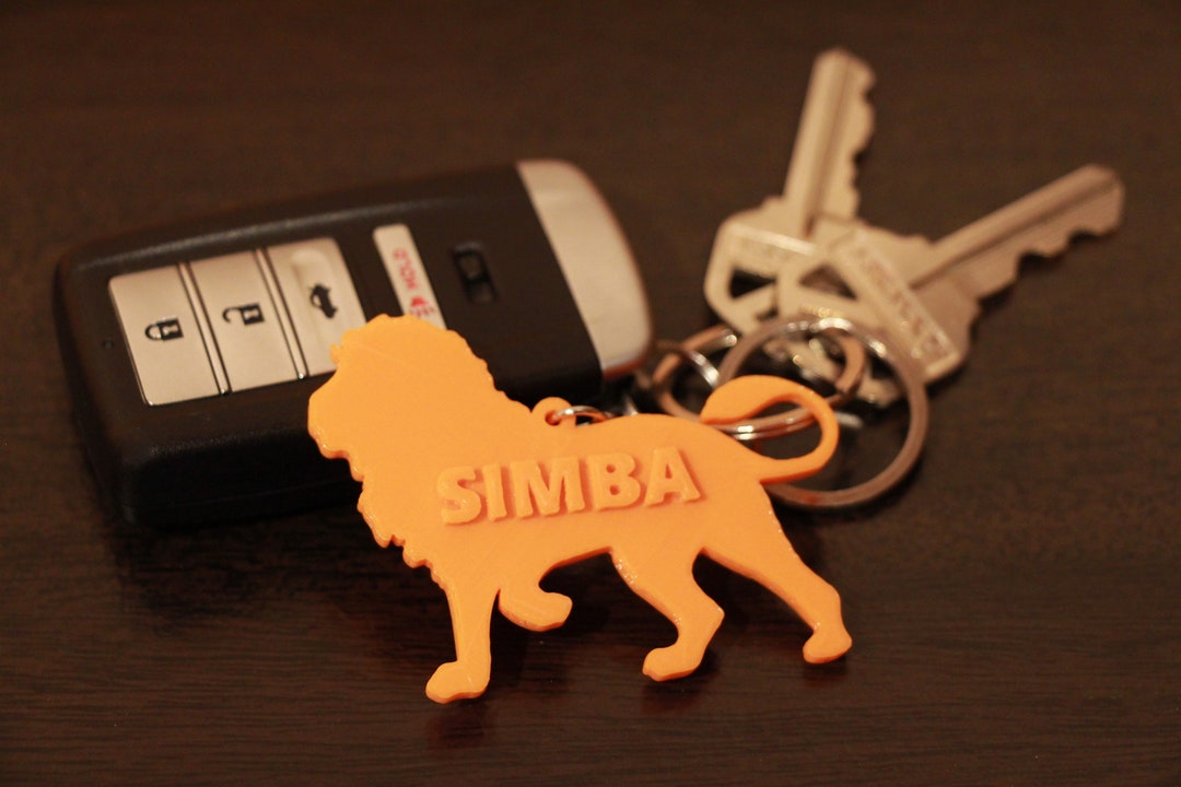 Custom Lion Keychains lion Keychain Safari Keychain Zoo Etsy