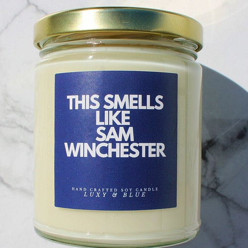 This Smells Like Dean Winchester Candle Supernatural Etsy