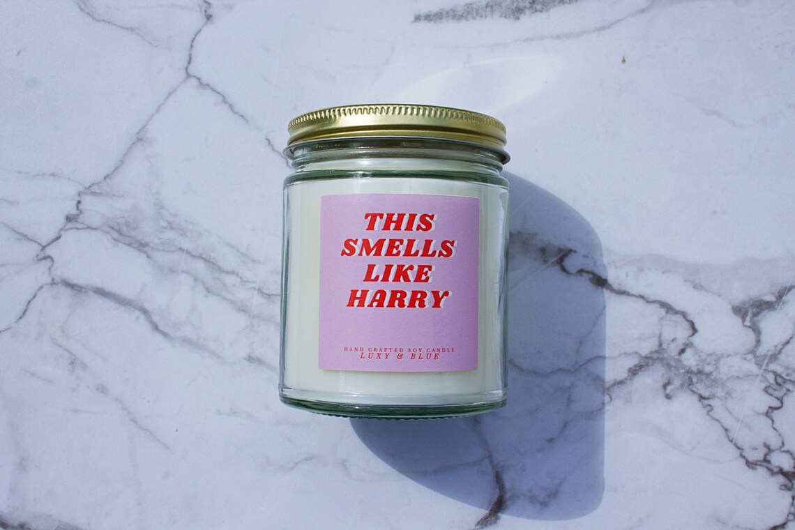 This Smells Like Harry Styles Candle Birthday Gift Funny Etsy