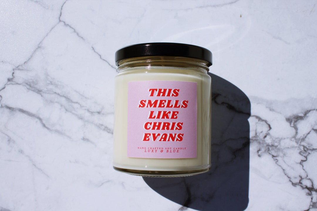 This Smells Like Chris Evans Candle Birthday Gift Funny Etsy