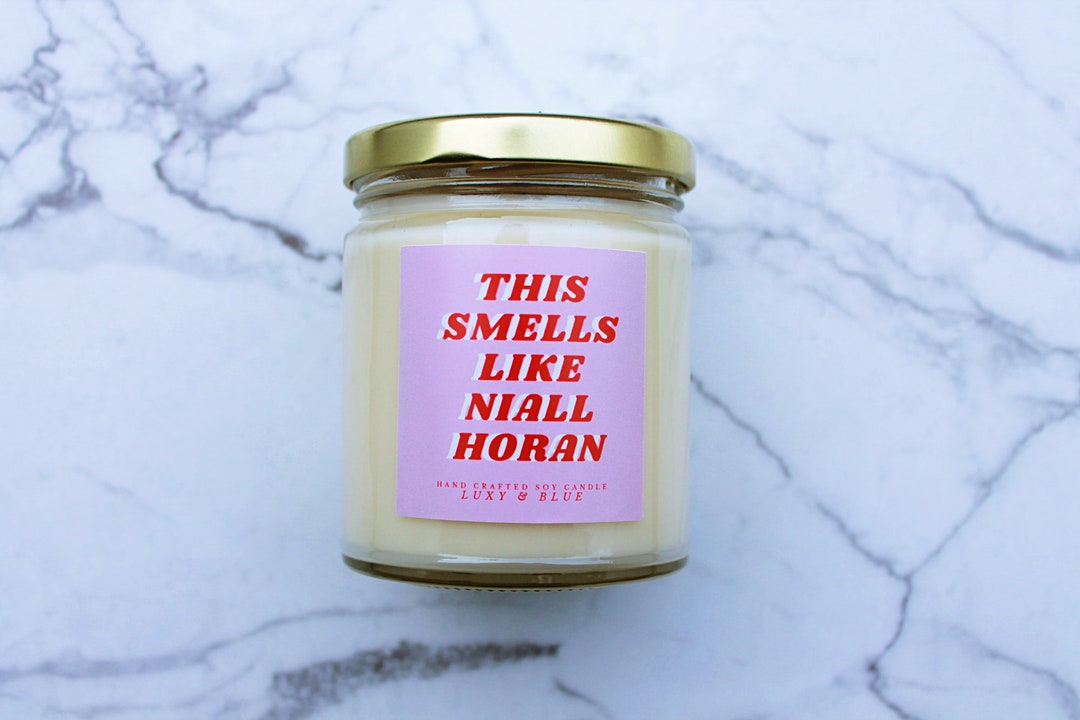This Smells Like Niall Horan Candle Birthday Gift Funny Etsy