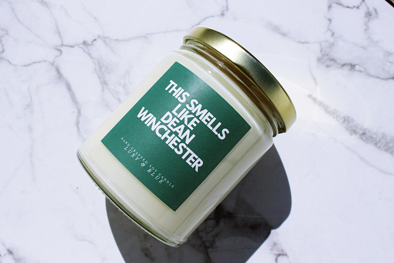 This Smells Like Dean Winchester Candle Supernatural Etsy