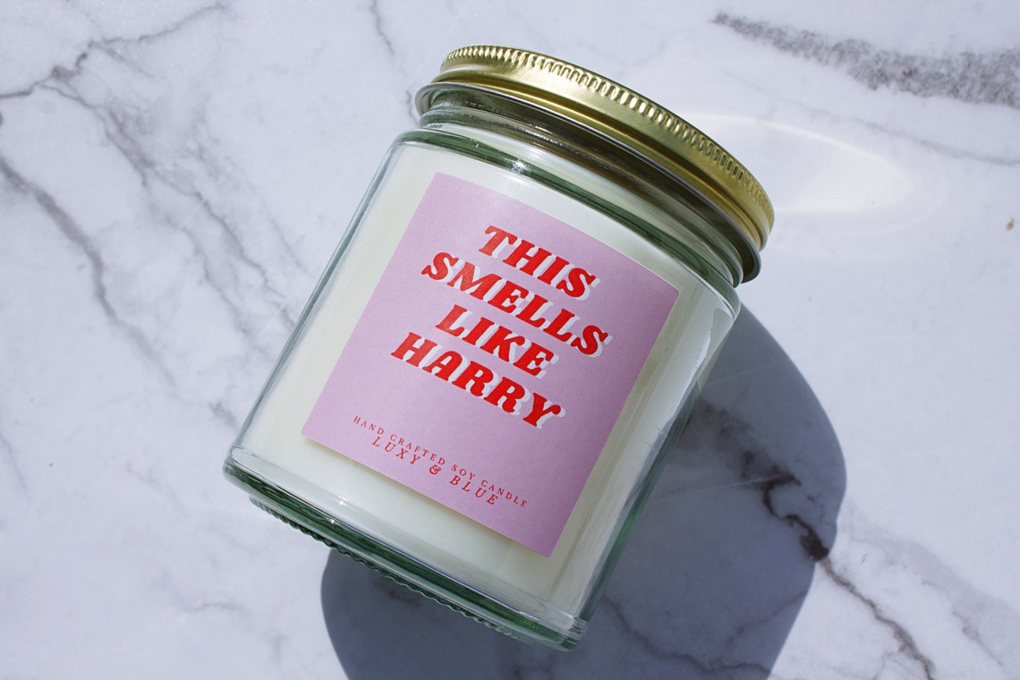 This Smells Like Harry Styles Candle Birthday Gift Funny Etsy