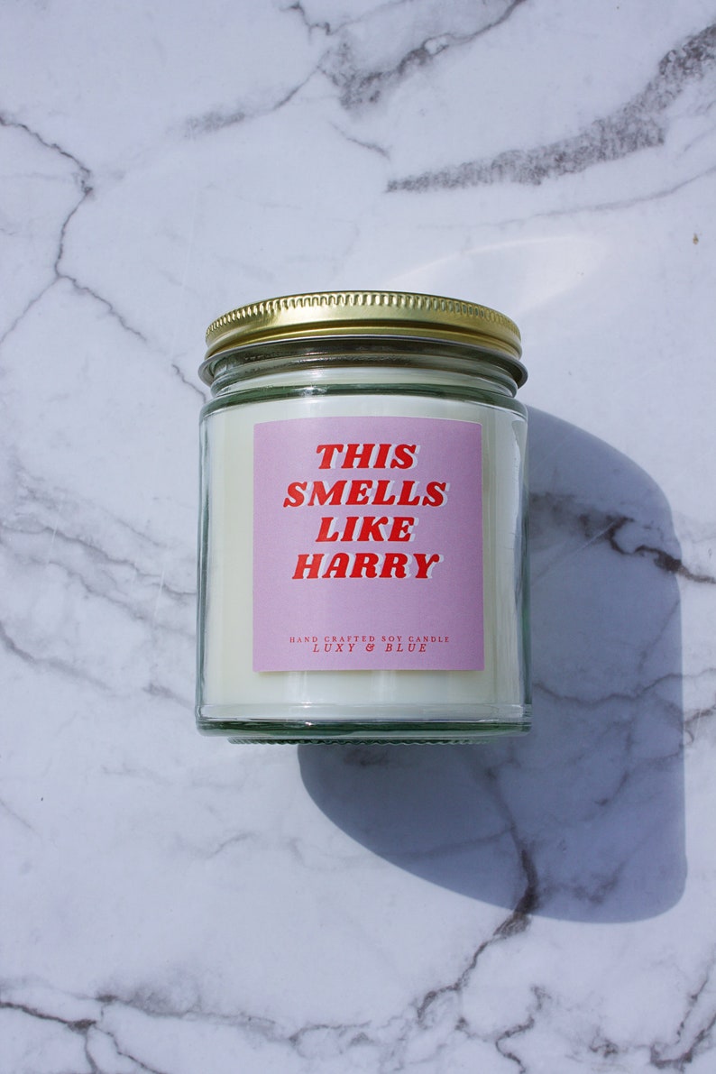 This Smells Like Harry Styles Candle Birthday Gift Funny Etsy
