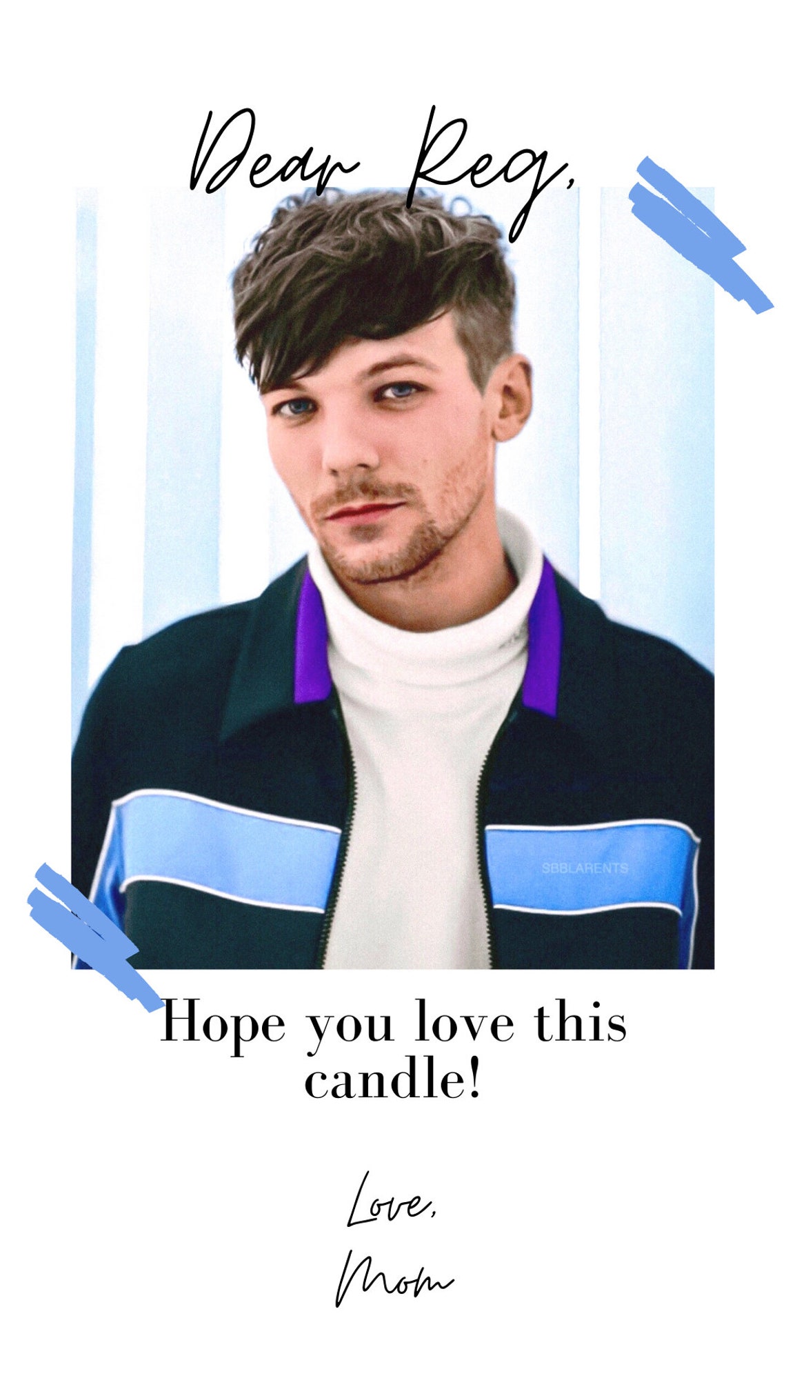 This Smells Like Louis Tomlinson Candle Birthday Gift Funny Etsy