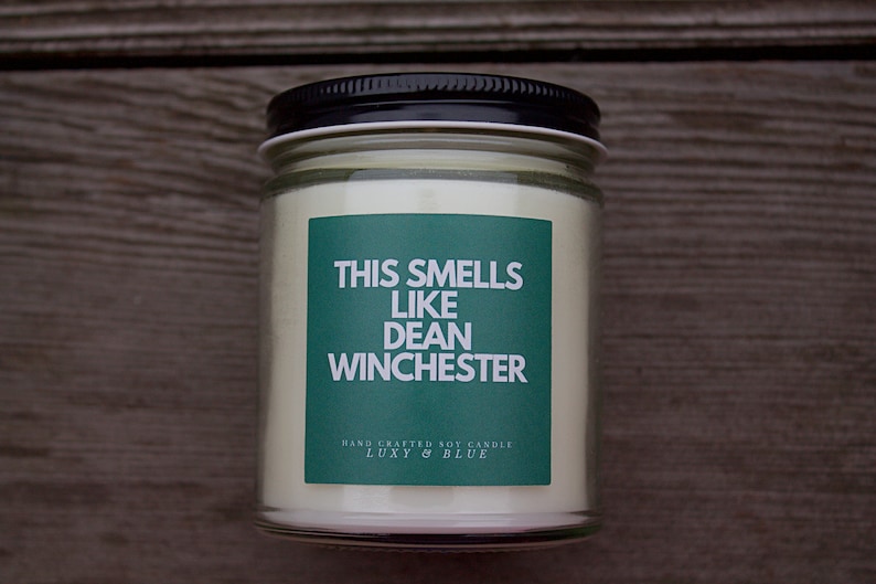 This Smells Like Dean Winchester Candle Supernatural Etsy