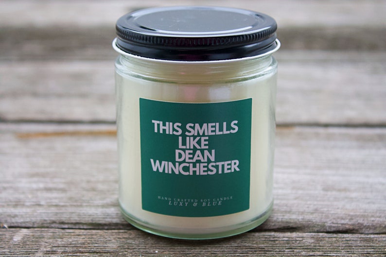 This Smells Like Dean Winchester Candle Supernatural Etsy