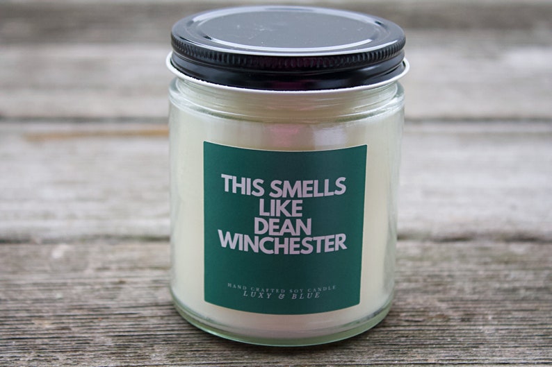 This Smells Like Dean Winchester Candle Supernatural Etsy