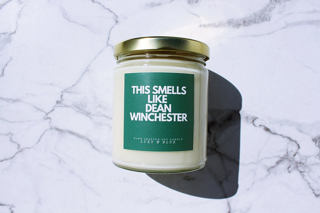 This Smells Like Dean Winchester Candle Supernatural Etsy